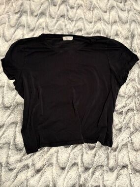 Wilfred Black Short Sleeve Crewneck Tee
